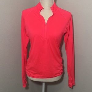 Athleta athletic long sleeve lightweight pink top